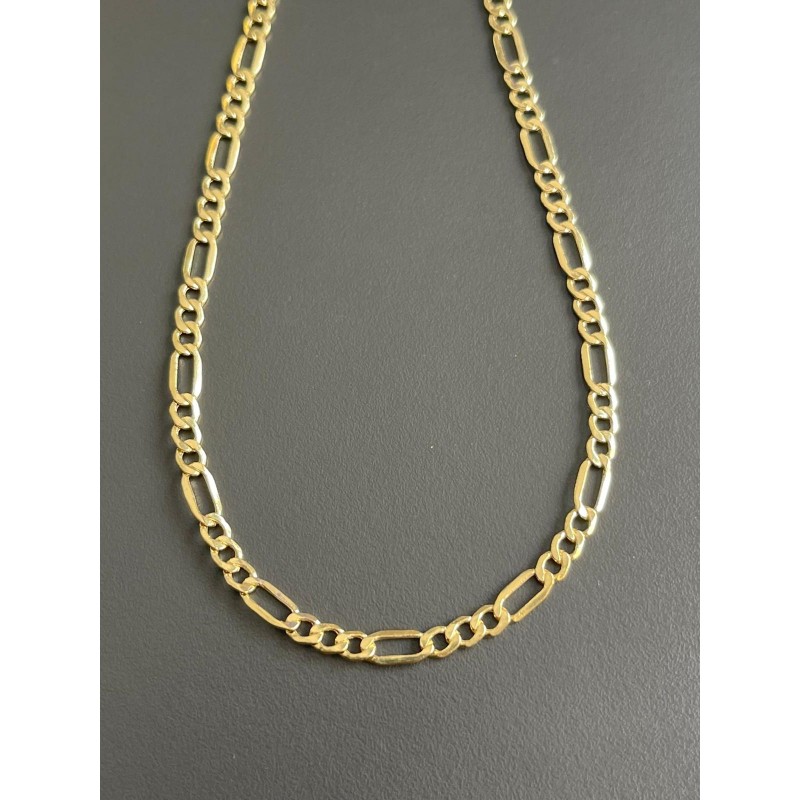 Cadena/ Collar 3X1 CARAS 4,00 mm ORO 18 45 cm - Gold Secret